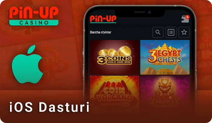 IOS ilovasi orqali PIN Up Casino o'ynang - qanday yuklab olish mumkin
